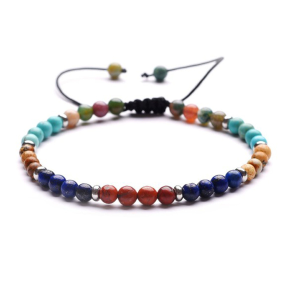 Accessories - Spiritual 4 mm Small Natural Stone Bracelet